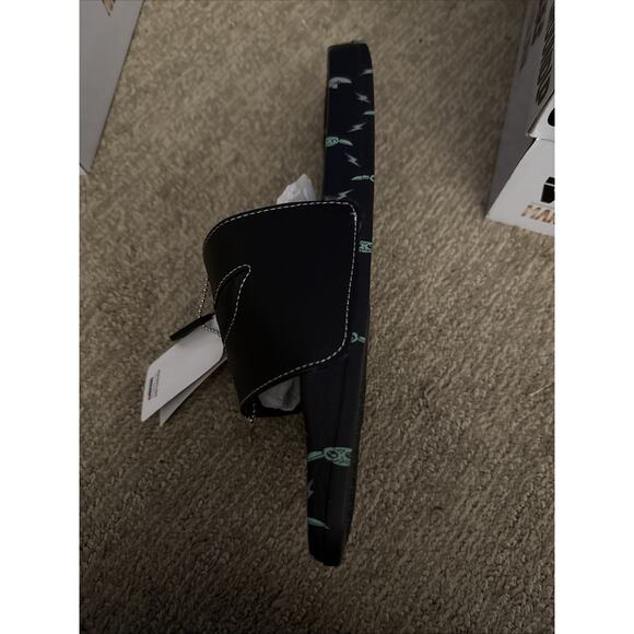 Disney Ground up Star Wars The Mandalorian Baby Yoda Adult Sandal Slides Size 11 - Picture 2 of 7